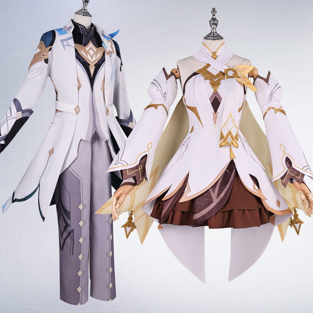 Genshin Impact cosplay Lumine*Aether cosplay costume
