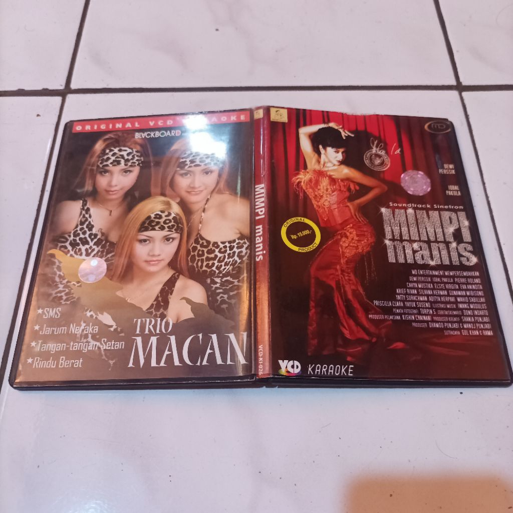 Paket Take All Original VCD Karaoke Musik Trio Macan Dan Dewi Persik
