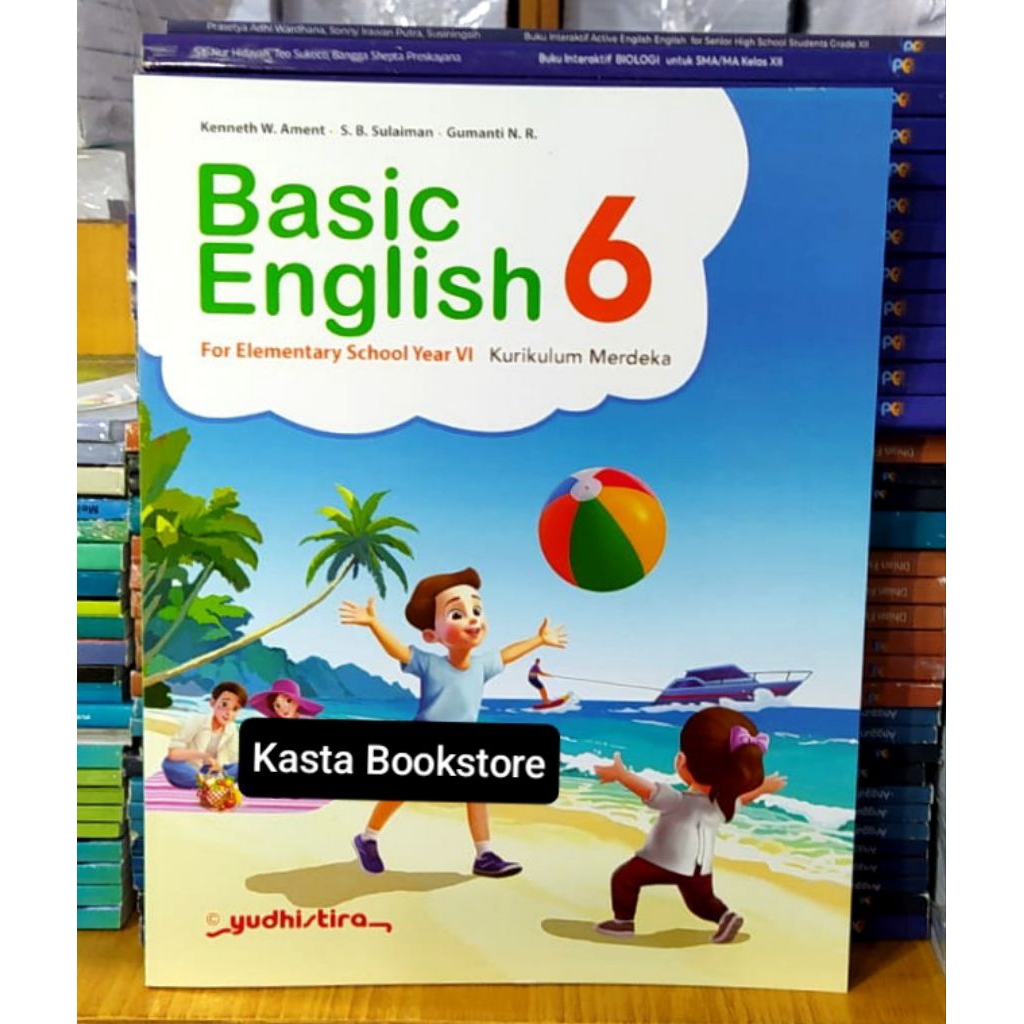 Buku Basic English Kelas 6 SD Kurikulum Merdeka Yudhistira