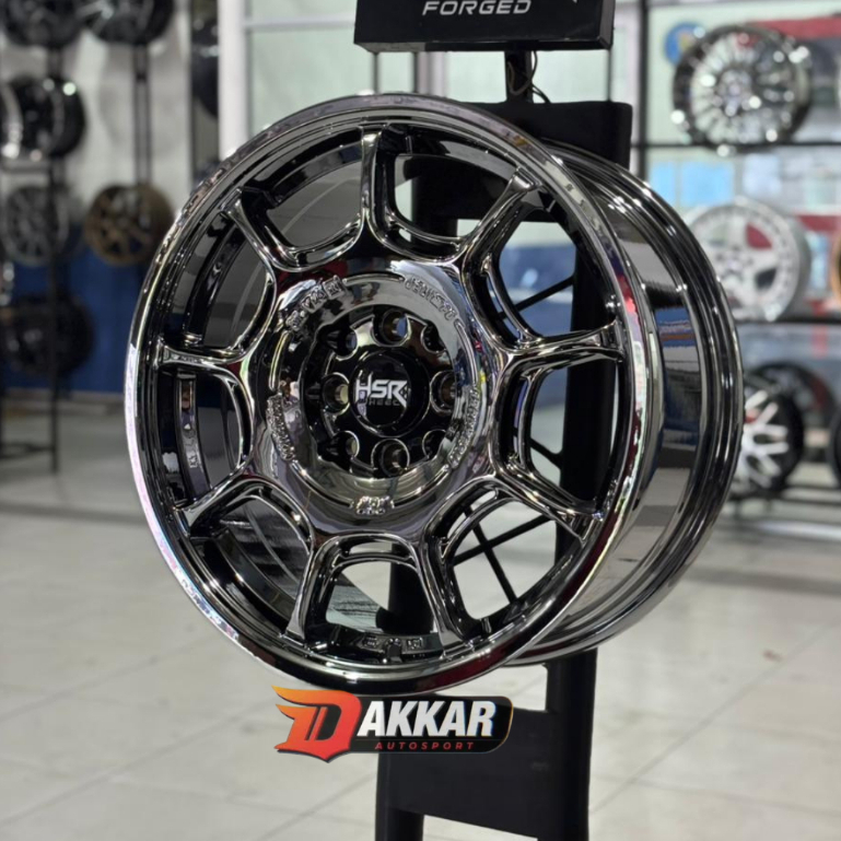 Velg Black Chrome Ring 16 Cocok Buat Avanza Yaris Jazz Vinfast Velg Hsr Jelimpo R16 Black Chrome