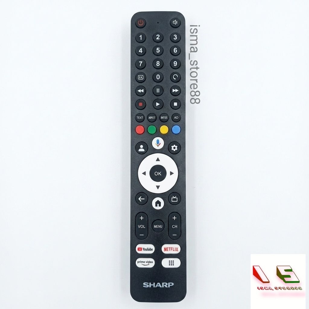 REMOT TV SHARP ANDROID TV SMART 4K RC2101 NON VOICE