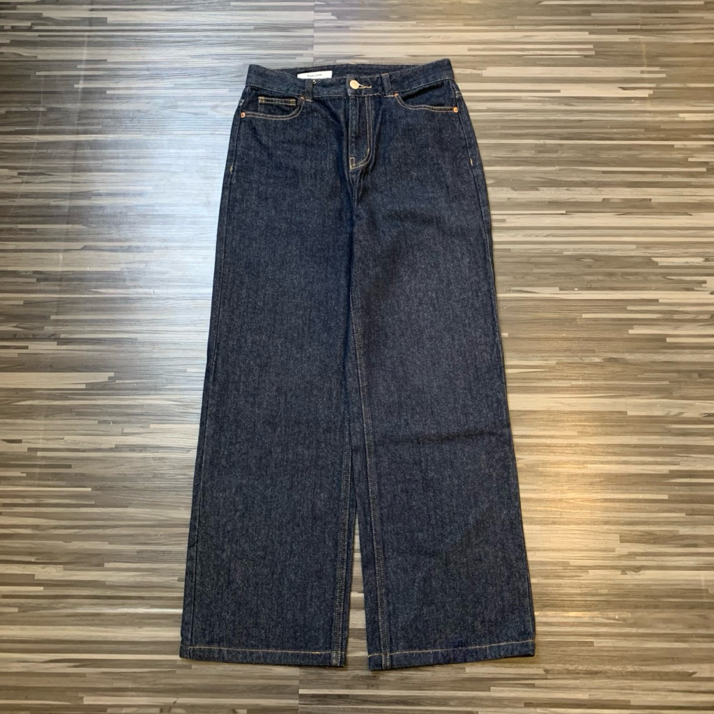 celana panjang denim pants baggy jeans indigo 8 seconds original