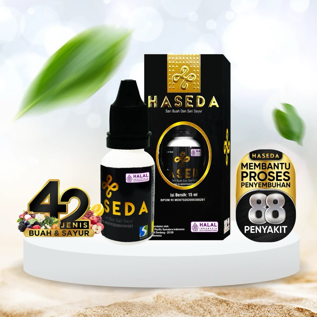 Haseda Herbal Tetes - 1 Botol, Detoksifikasi, Regenerasi Sel, dan Nutrisi Optimal