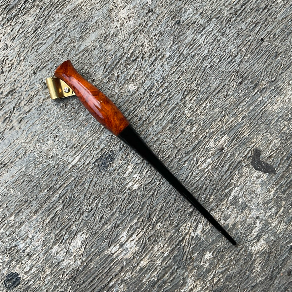 Oblique Pen Calligraphy Bullock Flange Amboyna Red