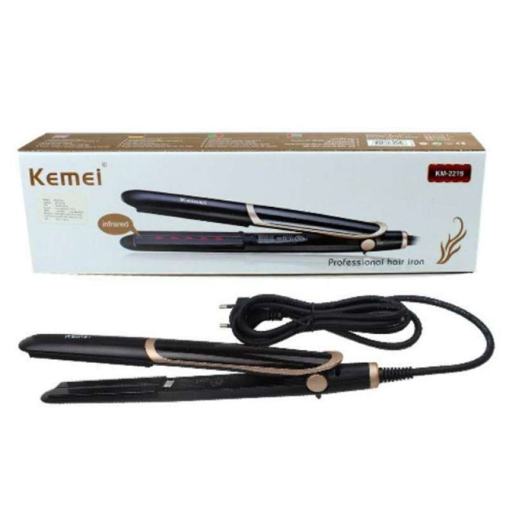 kemei 2219 alat catok rambut alat pelurus rambut