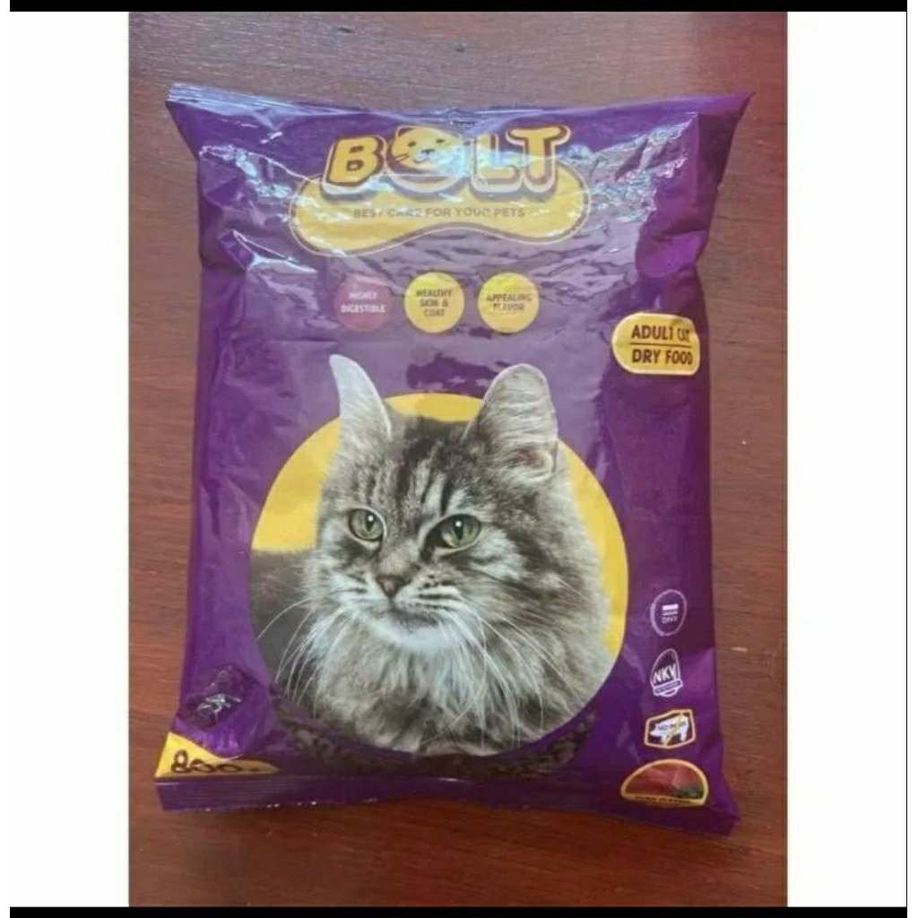 Pur kucing Bolt Kibble ikan