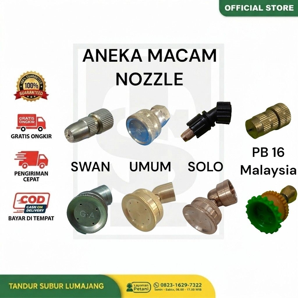 nozzle spuyer nosel nozle sprayer kabut mist SWAN nagasaki lobo tanika pb malaysia