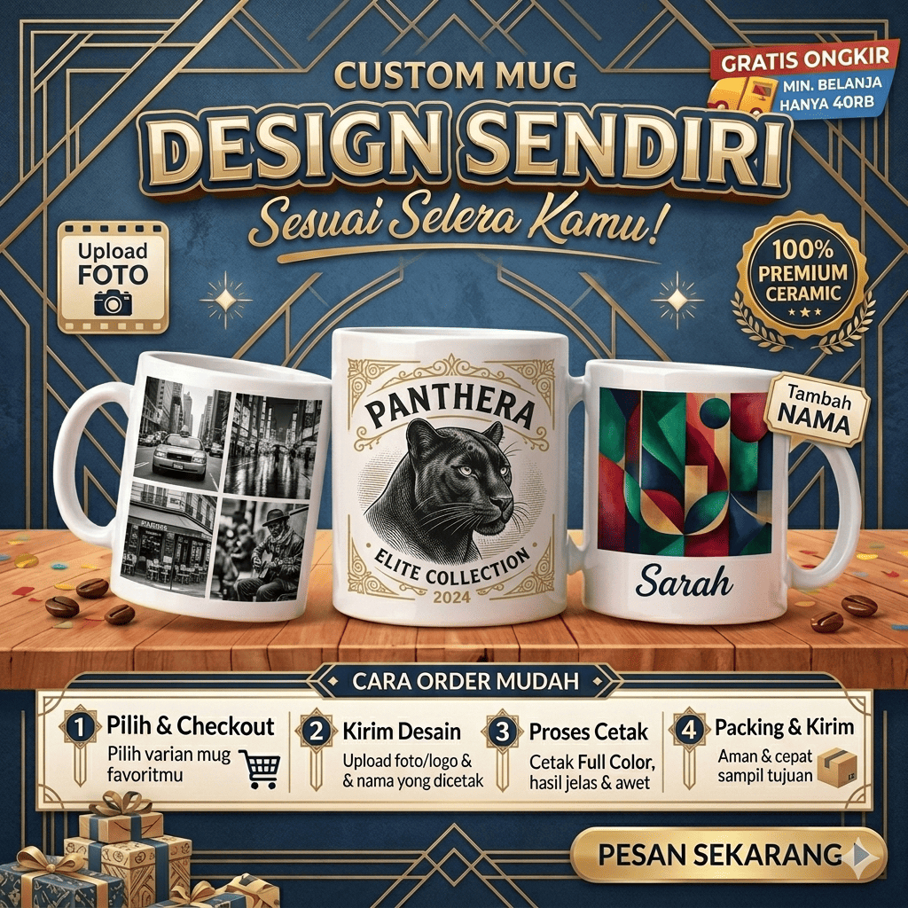 CUSTOM MUG Wijaya Custom Nama Mug Untuk Souvenir Hadiah Kelulusan / Suvenir Ultah Anak Teman Bestie 