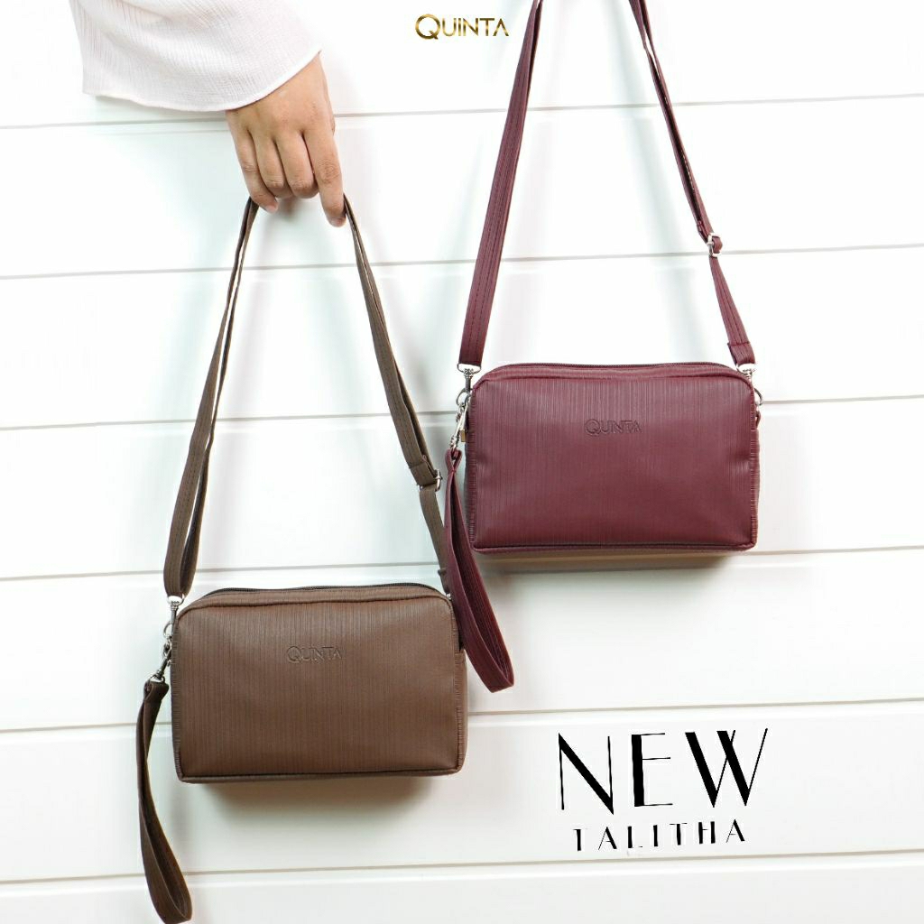 Quinta New Talitha Slingbag  Tas Selempang Wanita Pouch Tas Dompet Handphone Dua Fungsi Tas Hpo Tas 