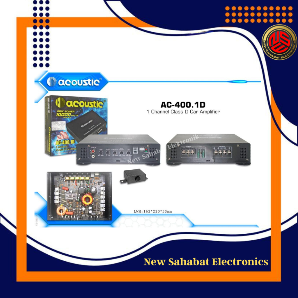 Power Monoblock ACOUSTIC AC-400.1D