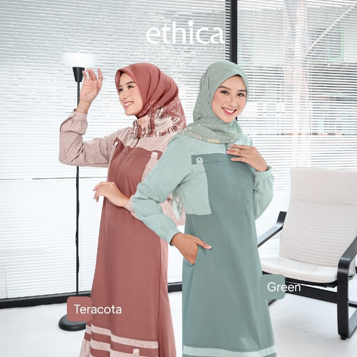 AYUMI MODEL SIMPLE DAN KEKINIAN, AYUMI 433 TERACOTA, AYUMI 433 GREEN (ETHICA MATARAM)