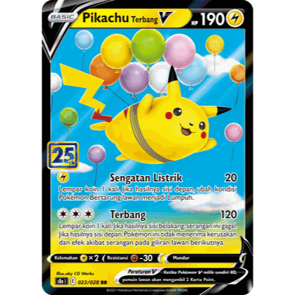 Pikachu Terbang V S8a Indonesia