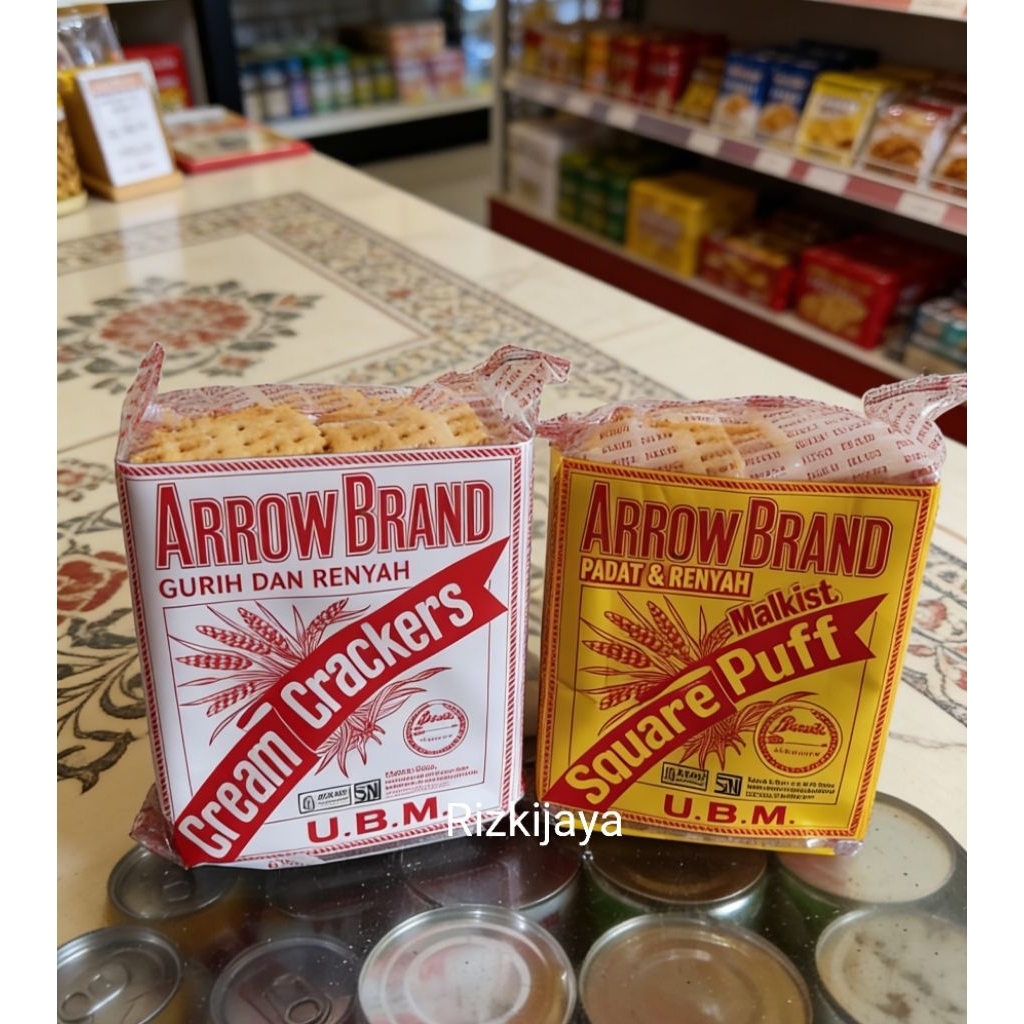 UBM Biskuit Arrow Brand / Malkist UBM / Kabin UBM / Gabin UBM manis asin / Malkist Jadul