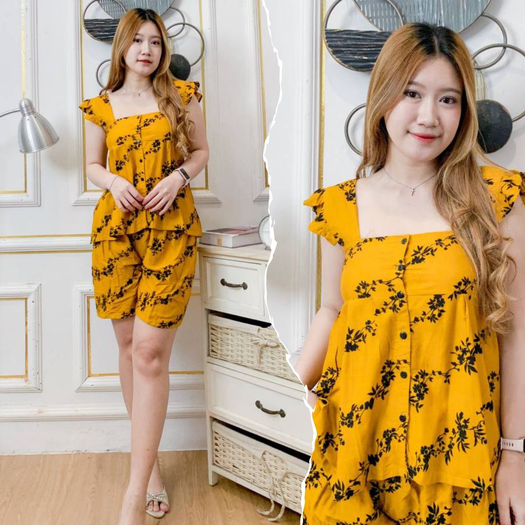 DASTER PUTRI BALI - DASTER BALI - SET BABYDOLL.VANIA - BABYDOLL BALI