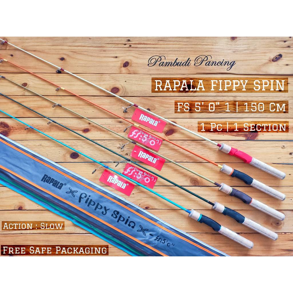 RAPALA Original | Joran Pancing RAPALA FIPPY SPIN Spinning Rod | RAPALA FIPPY SPIN Fishing Rod | Len