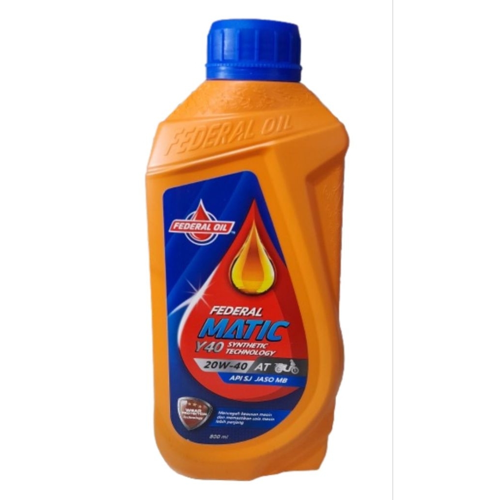 OLI FEDERAL MATIC 20W-40 ORANGE 800L