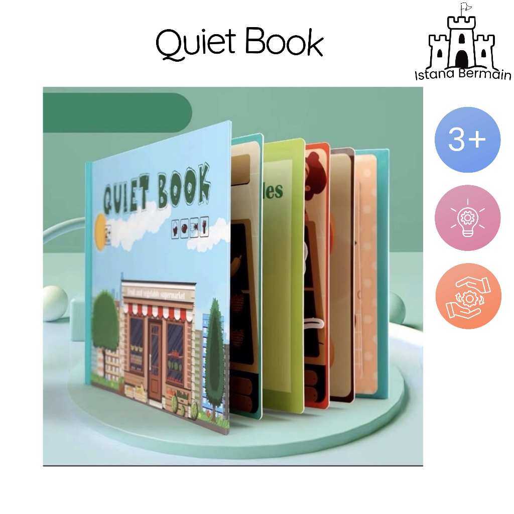 QUIET BOOK QUIET BUSY BOOK ACTIVITY REUSED BOOK buku aktivitas anak 2 tahun buku anak 2 tahun