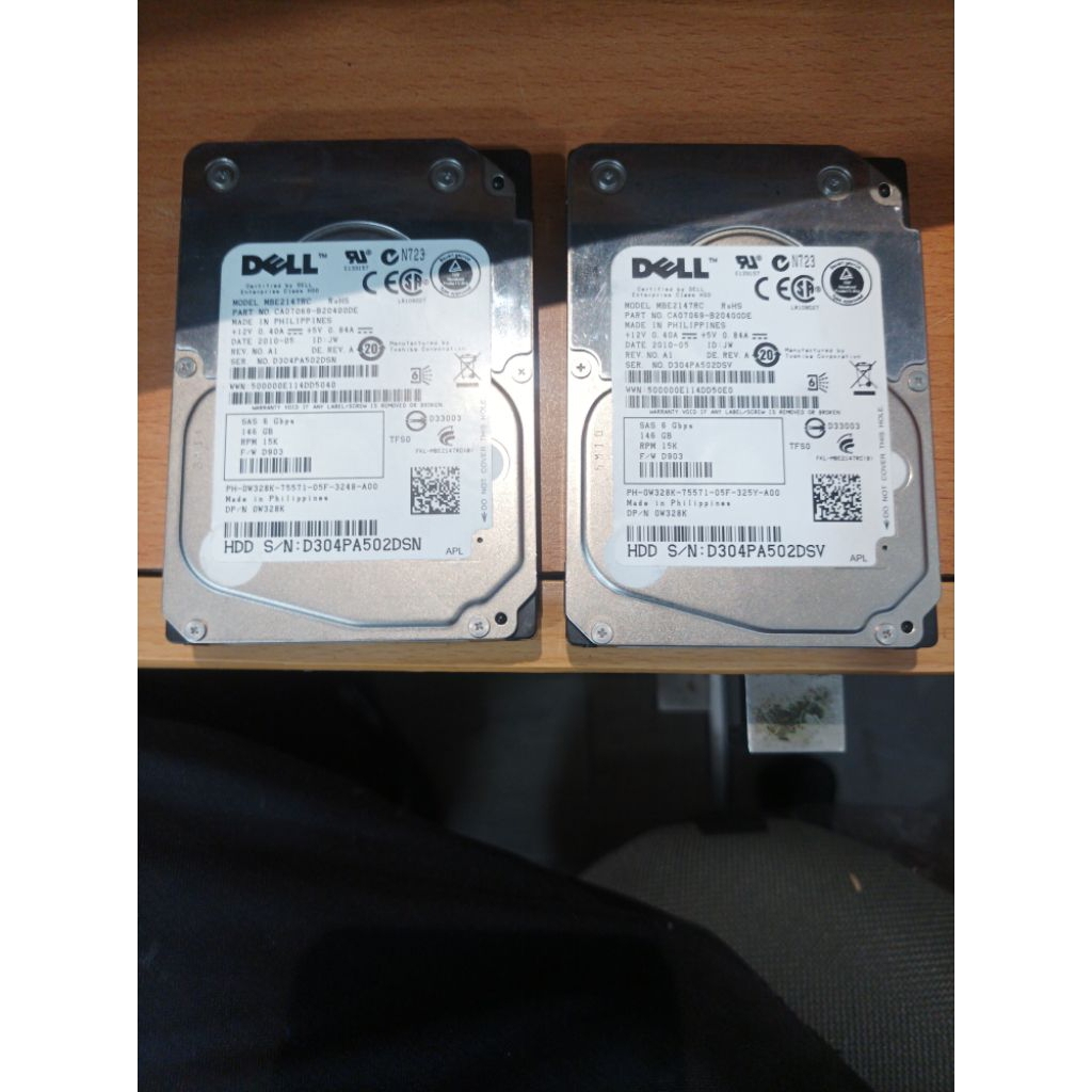 hdd hardisk server dell R710 dell r710 146 GB sas 15k 146 gb SAS 15k