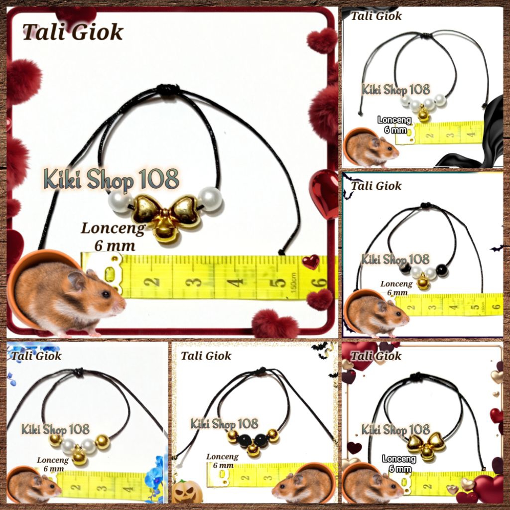 Kalung Hamster Hewan Kecil Reptil Kadal Tupai
