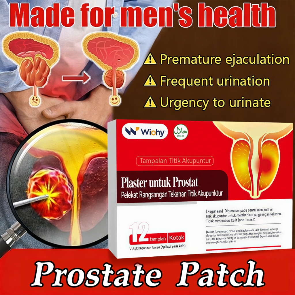Patch Terapi Prostat Untuk Pria, Peningkatan Bantuan, Aplikasi Acupoint, Perbaikan Gejala