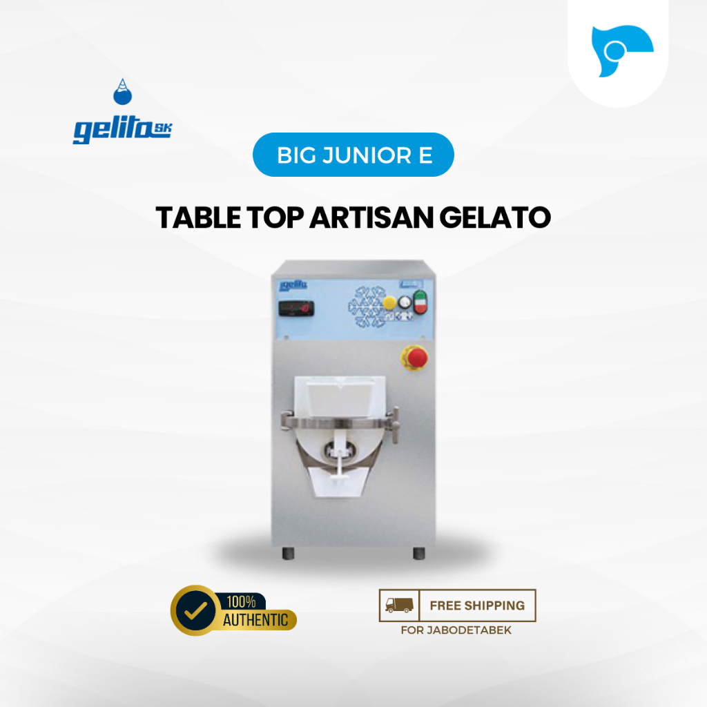 Mesin Gelato GELITA BIG JUNIOR E Table Top Artisan Gelato
