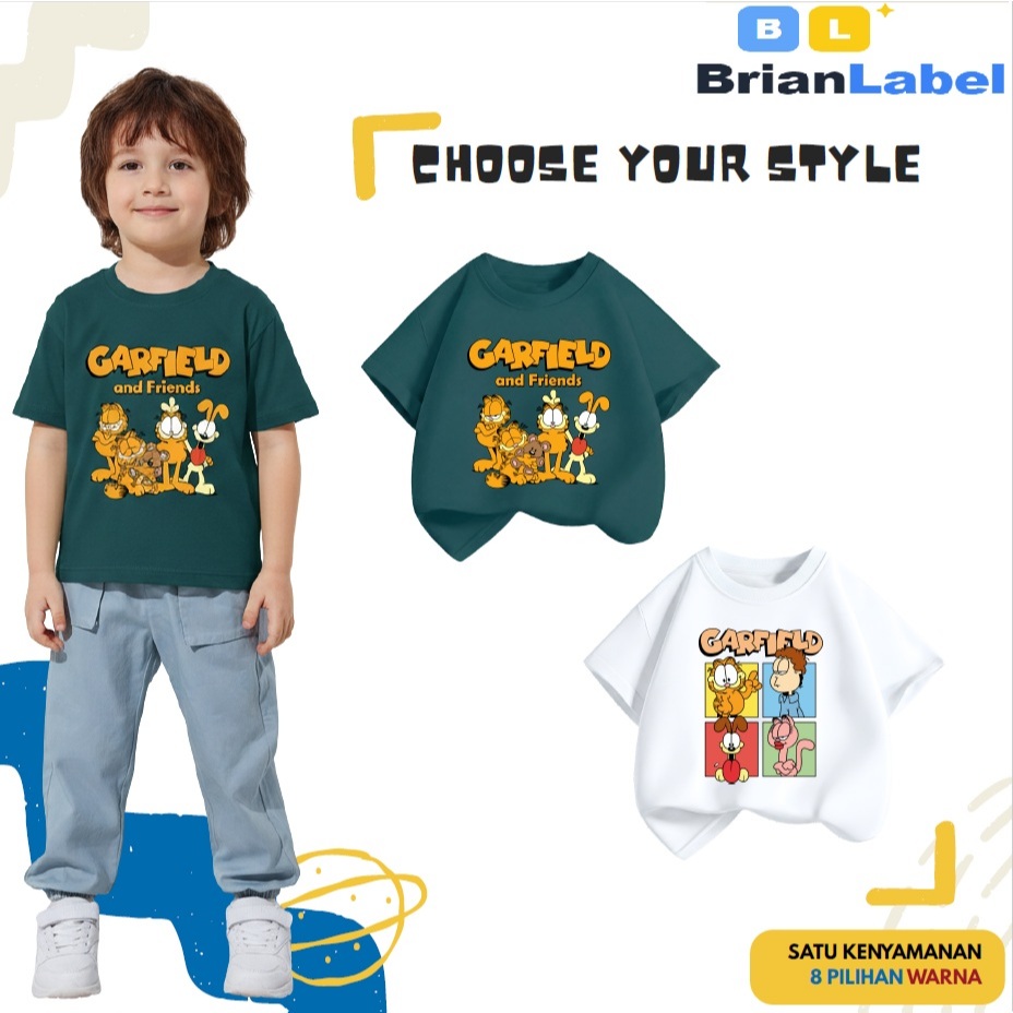 [Harga Grosir] Kaos Anak Premium: Distro Series Cotton Combed 24s