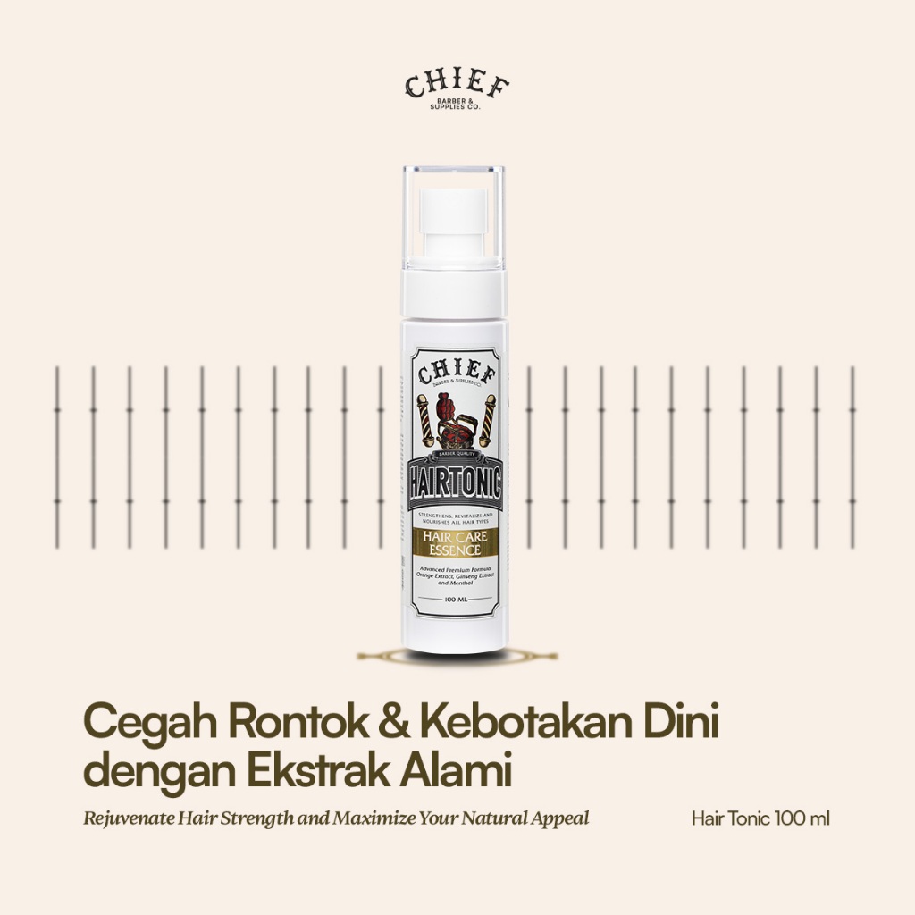 CHIEF Haircare Kit |  Chief Hairtonic 100ml & Chief Hair Styling Serum 100ml