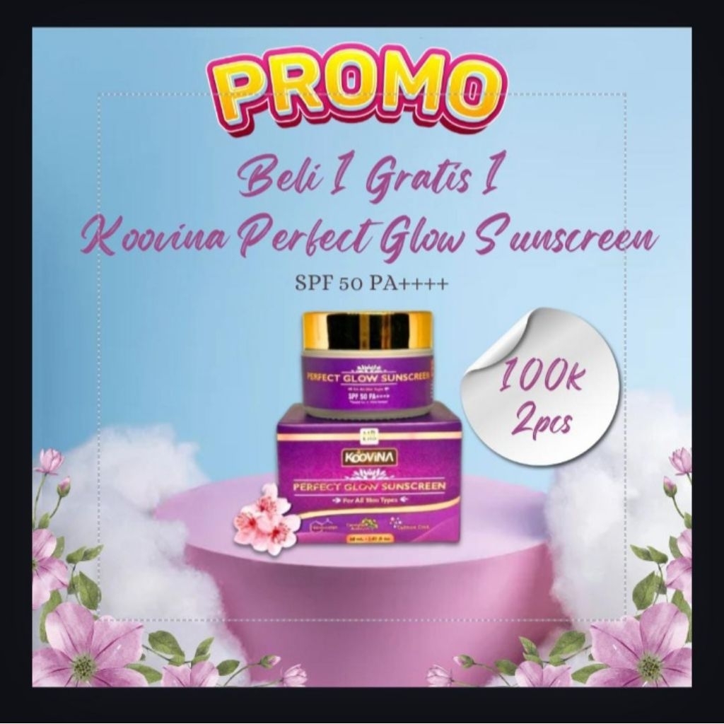 KOOVINA Sunscreen SKINCARE PERFECT GLOW SPF 50 PA++++
