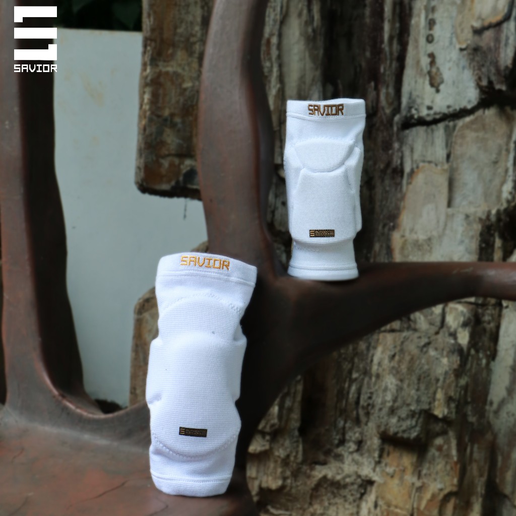 Savior - Paket Elbow Pad Classic & Knee Pad Legend SVR 3 | Knee Pad Futsal | Elbow Pad Futsal | Peli
