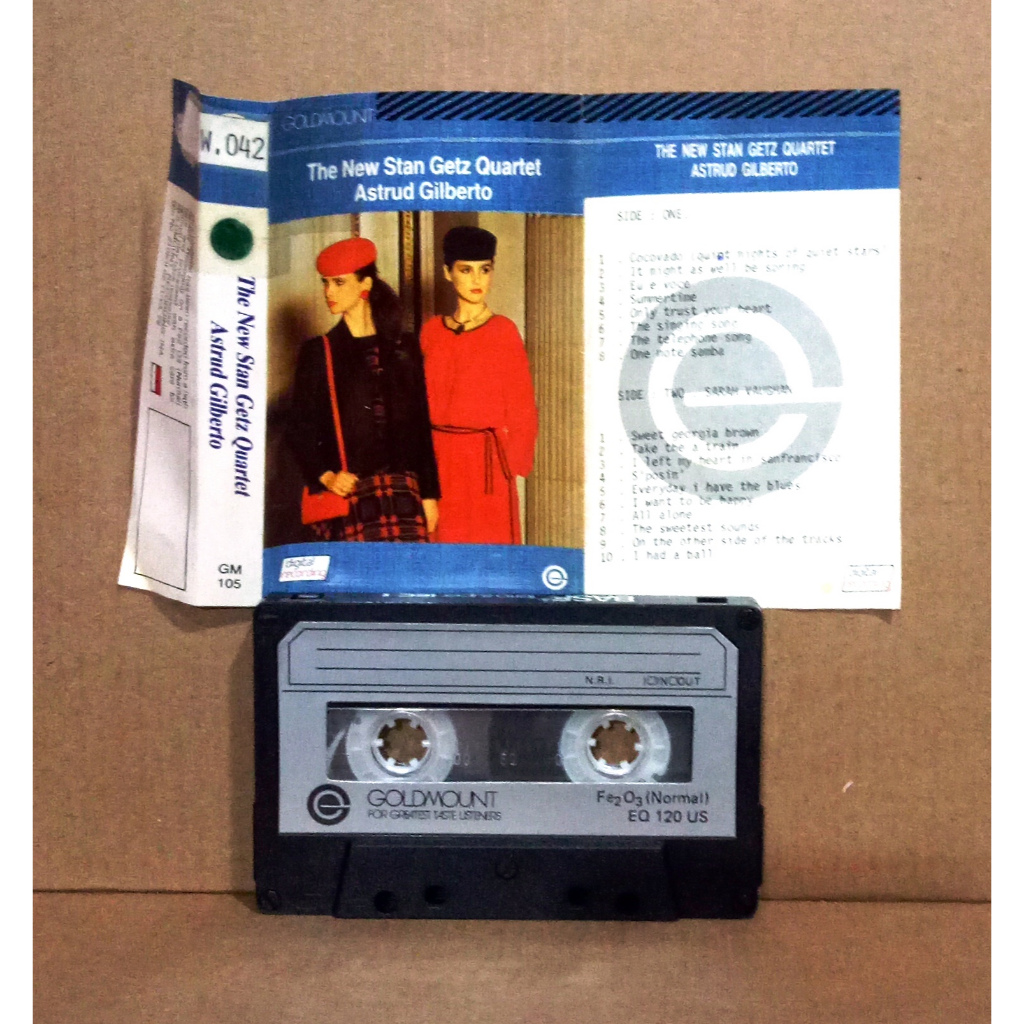 THE NEW STAN GETZ QUARTET & ASTRUD GILBERTO - Kaset