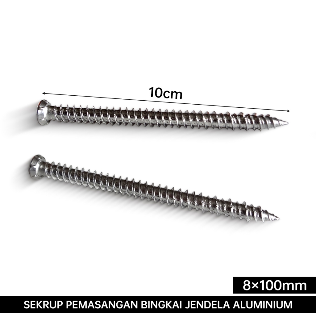 Sekrup Baja Karbon Bingkai Jendela Aluminium