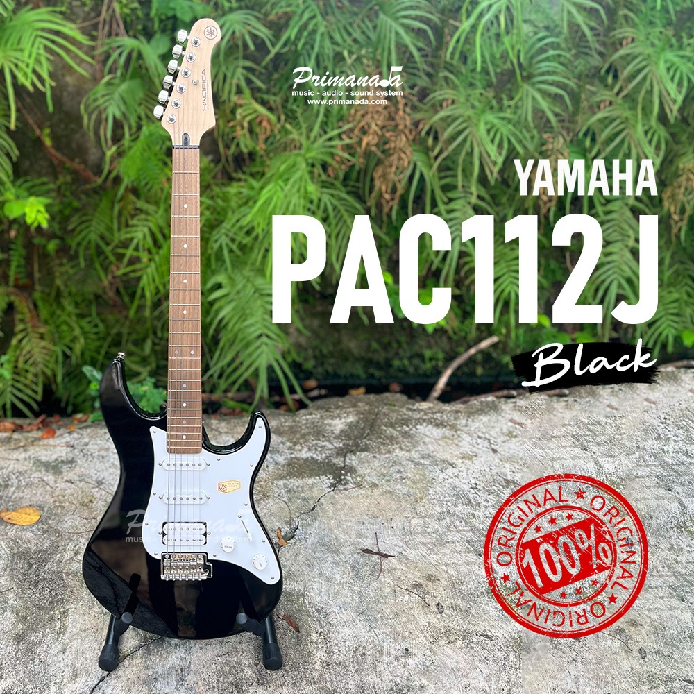 Yamaha Pacifica 112J Gitar Listrik PAC112J Guitar Elektrik Original Black