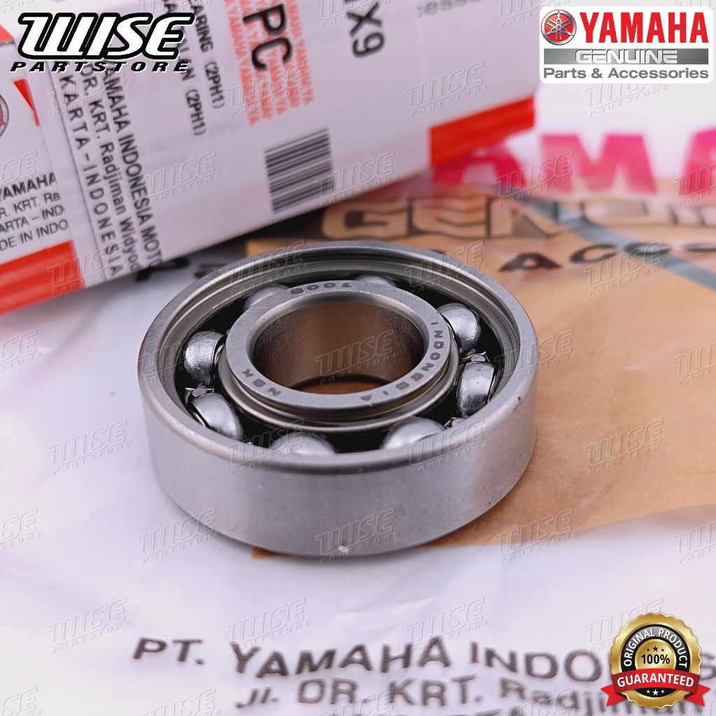BEARING NOKEN AS KANAN KECIL NMAX AEROX LEXI MX VIXION M3 ORI YGP ORIGINAL YAMAHA LAHER 6001