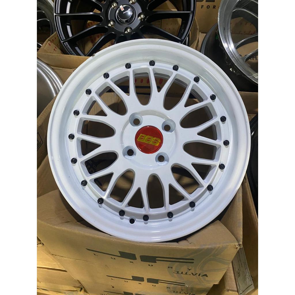 Velg Mobil Ring 15 Bbs Lam R15 Lebar 6.5 ET40 -42 PCD 4X100 Cocok Brio Agya jazz Ringan Racing Style