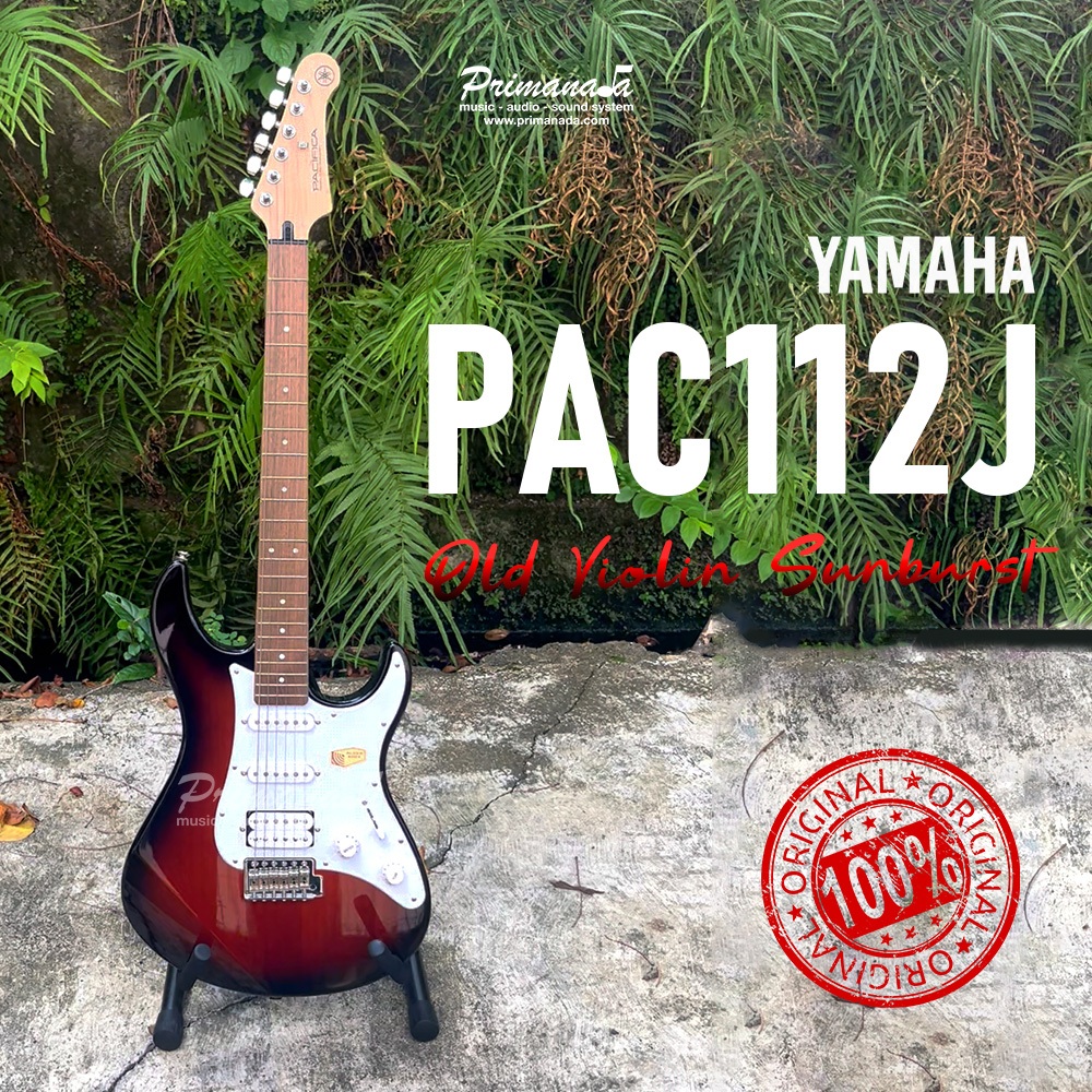 Yamaha Pacifica 112J OVS Gitar Listrik PAC112J Guitar Elektrik Original Old Violin Sunburst
