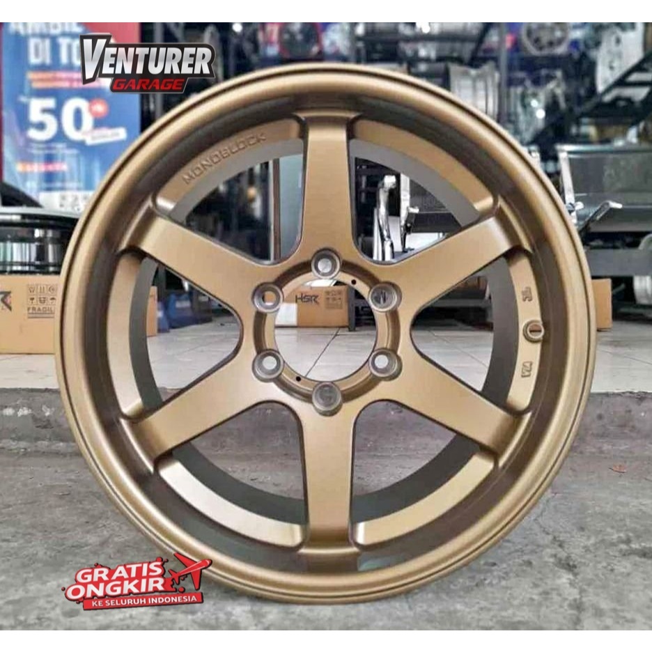 Velg Racing Hsr Tokyo R18 Palang 6 Buat Mobil Pajero Fortuner Hilux Dc Triton Dll