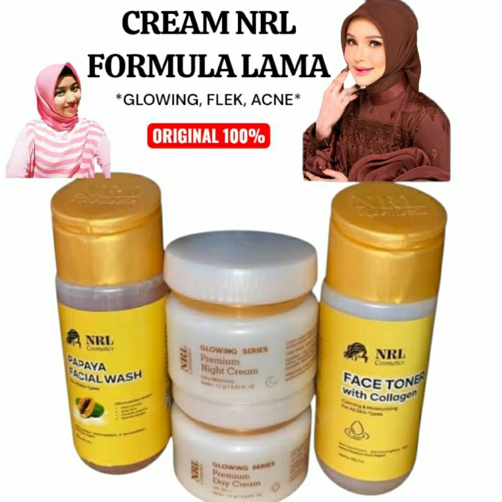 CREAM NRL ORIGINAL GLOWING, FLEK, ACNE SERIES (FORMULA LAMA)