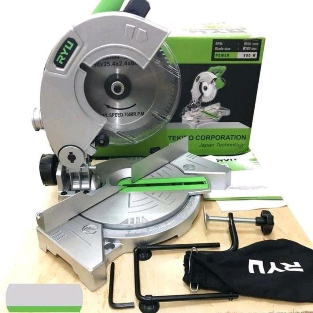 RYU RMS180 Miter Saw 7” Mesin Potong Aluminium 7 inch RMS 180