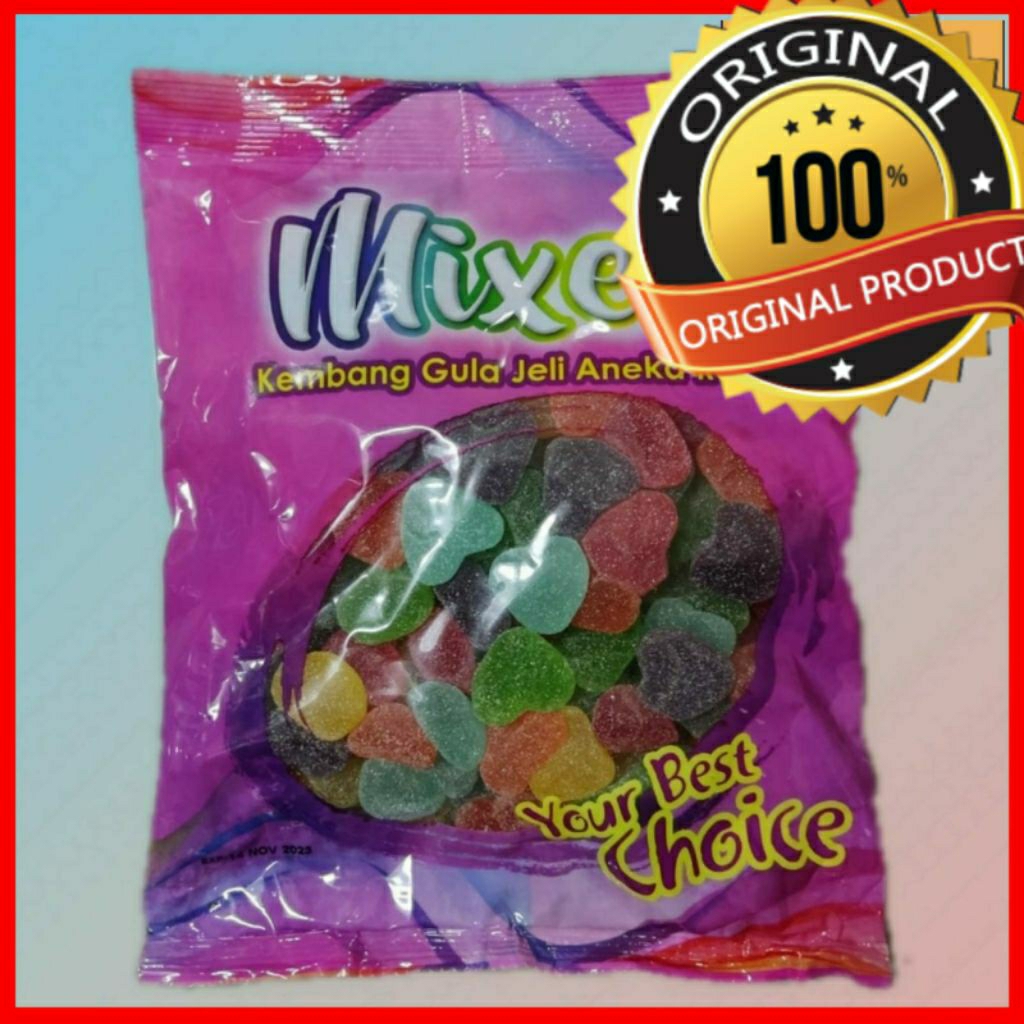 Jelly Waisun 1kg /jelly Malaysia/waisun jelly/kembang gula jelly/mixed