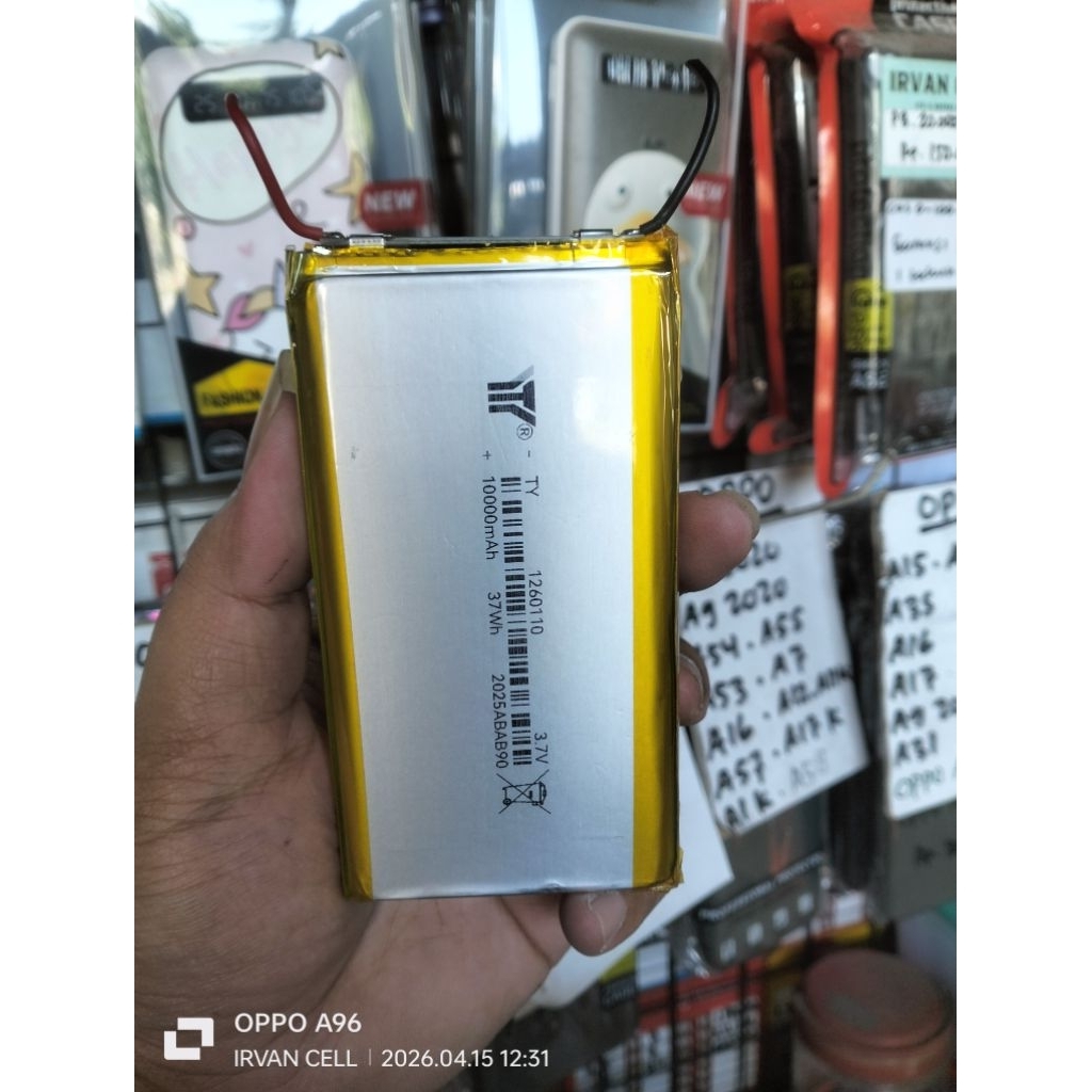 Baterai batre polimer 20,000&10,000mah BARU 100% 2025