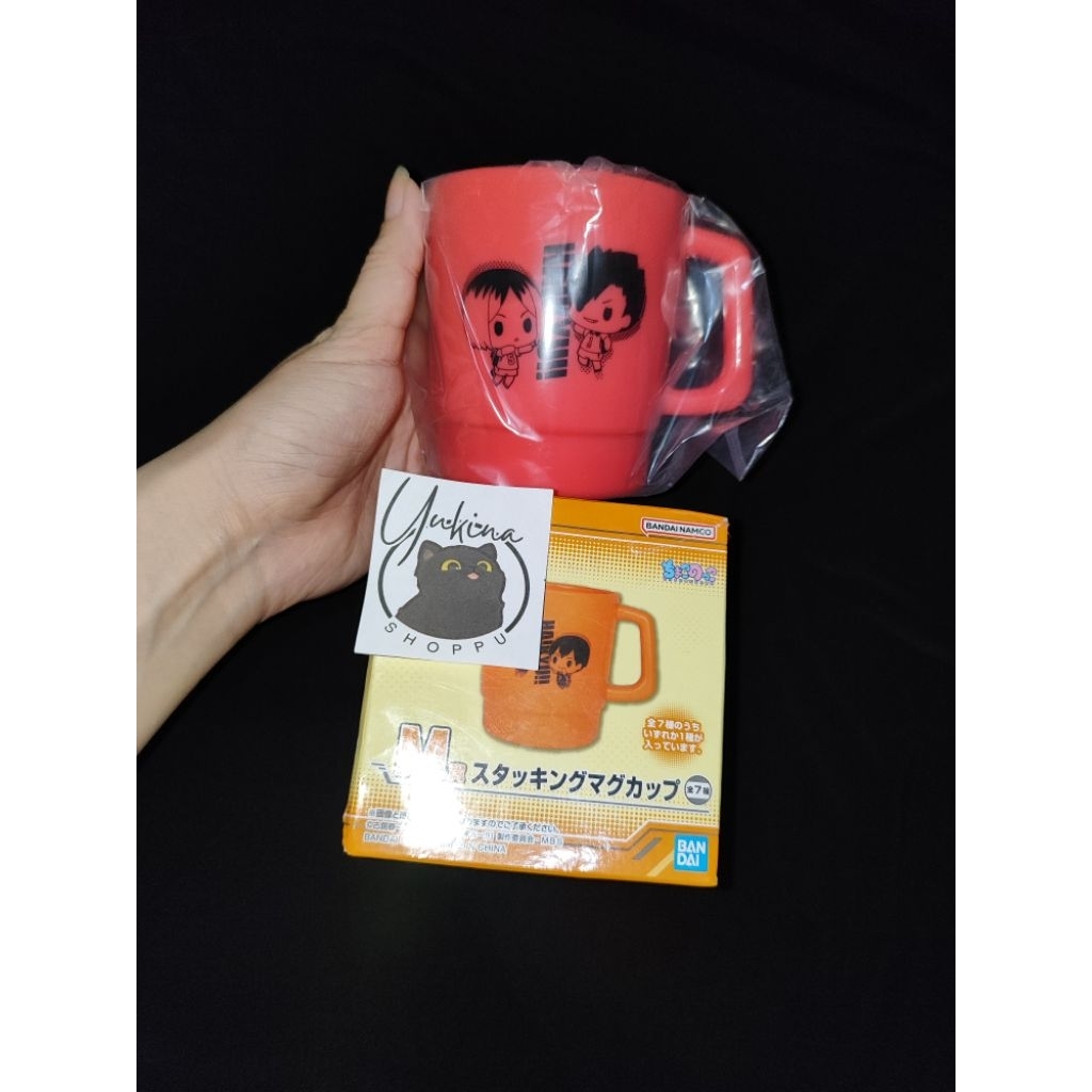 Official Merch Ichiban Kuji Haikyu M - Kuroo Tetsuro & Kozume Kenma - Mug / Teacup / Stacking Mug / 