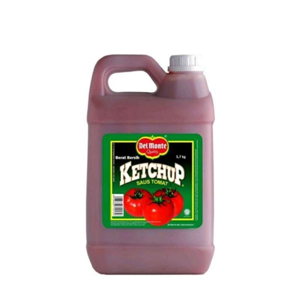 Del  Monte Saos Tomat Jerigen 5.7 Kg / Delmonte Tomat Galon / Saus Delmonte Jerigen