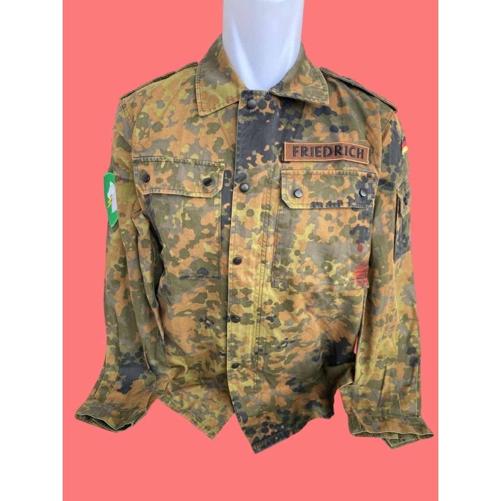 Kemeja BDU Camo Loreng Flecktarn Tentara Jerman Army Original (32)