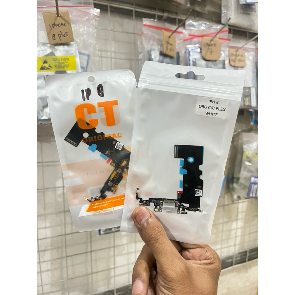 FLEXI CHARGER IPHONE 8 + IC ORIGINAL PAPAN CAS TERMURAH