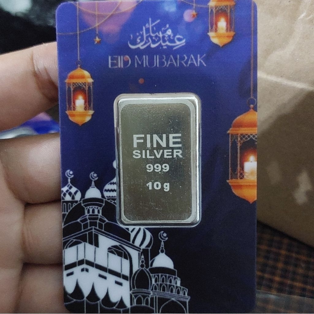 KADO IDUL FITRI HADIAH LEBARAN PARCEL RAMADHAN PERAK MURNI 10 GRAM ASLI ORIGINAL BARU TERMURAH FINE 