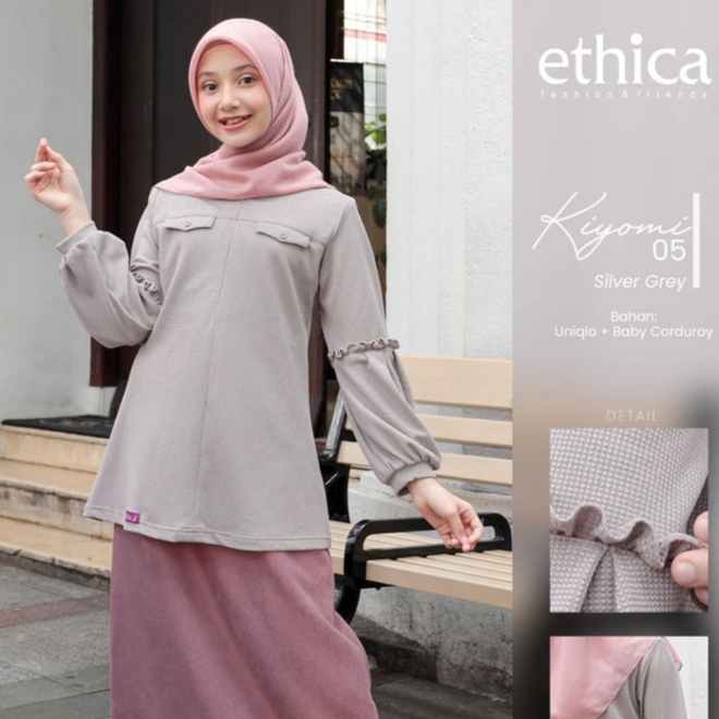 KIYOMI 05 PLUM KITTEN & KIYOMI 05 SILVER GREY , ONE SET TERBARU