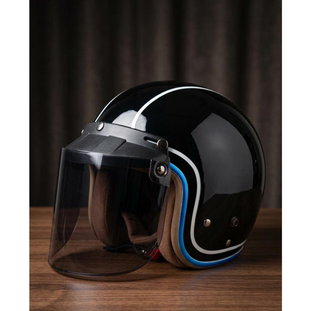 KACA HELM BOGO - VISOR HELM BOGO Flat Datar Bening/Smoke