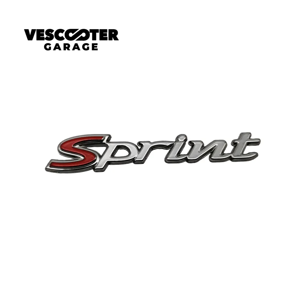 Emblem Sprint Ori | Logo Vespa Sprint Original | Emblem Body Motor Vespa Matic