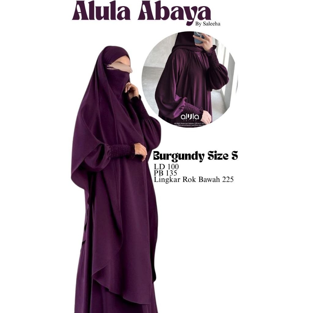 Alula Abaya Soft Color by Saleeha
