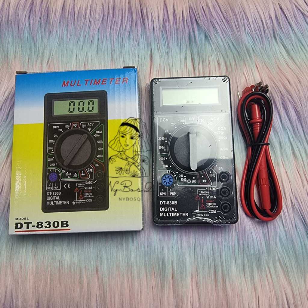 MULTIMETER DIGITAL DT830B MULTITESTER AVOMETER DT830 DT 830B 830 DT830 LENGKAP
